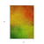 10' X 14' Terra Cotta Gold And Green Ombre Washable Indoor Outdoor Area Rug