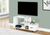 47" White Cabinet Enclosed Storage TV Stand - 606114958604