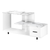 47" White Cabinet Enclosed Storage TV Stand - 606114958604