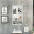 Mariana Medicine Cabinet, One External Shelf, Single Mirror Door - 880894858457