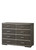 57" Gray Oak Manufactured Wood Eight Drawer Standard Dresser - 606114153290