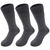 Winter Socks for Men 3 Pairs, Seamless Toe Reinforced Heel Shoe - 742137059956