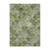 9' X 12' Green And Ivory Abstract Washable Indoor Outdoor Area Rug