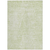 10' X 14' Artichoke Green And Ivory Geometric Washable Indoor Outdoor Area Rug