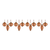 Copper Glass Holiday Ornament  - 746427864336