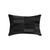 12" X 20" Black Patchwork Cowhide Lumbar Throw Pillow - 608219067724