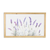 Lavender Floral Wood Framed Art - 880016566680