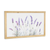 Lavender Floral Wood Framed Art - 880016566680