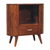 Solid Wood Oval Accent Cabinet With One Drawer - 880016489354