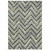 Homeroots Home Decor 10' x 13' Geometric Power Loom Stain Resistant Area Rug, Blue Ivory Grey Beige and Light Blue