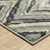 Homeroots Home Decor 10' x 13' Geometric Power Loom Stain Resistant Area Rug, Blue Ivory Grey Beige and Light Blue