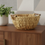 Woven Water Hyacinth Basket - 880016431469
