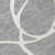 8' Gray And Ivory Round Abstract Washable Indoor Outdoor Area Rug - 608219039875