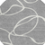 8' Gray And Ivory Round Abstract Washable Indoor Outdoor Area Rug - 608219039875