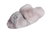 Womens Stylish Faux Fur Tie & Dye Slippers  - 049108228275