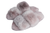Womens Stylish Faux Fur Tie & Dye Slippers  - 049108228275