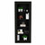 Black Five Tier Bookcase