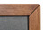 Gray and Brown Wood And Linen California King Bed Frame