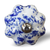 Set of Eight Blue And White Ceramic And Metal Drawer Pull Knobs - 608219036249