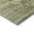 8' X 10' Sage Gold And Ivory Floral Washable Area Rug With UV Protection - 880024707587