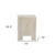 20" Beige Faux Stone Square End Table - 608219112783