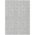 10' X 14' Silver And Ivory Geometric Washable Indoor Outdoor Area Rug - 608219347277