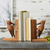 Wood Bird Decorative Bookends - 880024618678