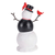 Snowman Figurine With Cardinals Glitter - 603799703406