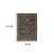 8' X 11' Blue And Beige Oriental Area Rug With Fringe