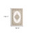 Homeroots Home Decor 6' X 9' Oriental Area Rug, Beige, Ivory, Tan, Gold, Grey and Green, Power Loom Stain Resistant