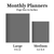 July 2026 - June 2027 Sunset & Seagulls Monthly Planner - 619344388028