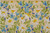 24" X 36" Brown Light Blue And Green Floral Outdoor Coir Door Mat - 880016392067