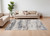 10' X 14' Gray Blue and Ivory Abstract Power Loom Area Rug - 608219256456