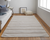 10' X 14' Ivory And Taupe Striped Hand Woven Area Rug