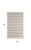 10' X 14' Ivory And Taupe Striped Hand Woven Area Rug