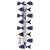 Pen Dad Stand Firm White Blue Fish - 603799691543