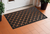 18" X 30" Black Geometric Outdoor Rubber And Rubber Door Mat - 880016568141
