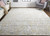 Homeroots Home Decor 8' x 10' Tan, Silver and Gray Wool Floral Tufted Handmade Area Rug
