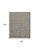 8' X 10' Tan Silver And Gray Wool Floral Tufted Handmade Area Rug