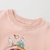 Baby Girl Cartoon Print Pattern Loose Pullover Round Neck Hoodies - 716252327696