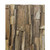 Brown 3D Embossed Geometric Teak Reclaimed Wood Decorative Wall Panels - 880016745276