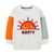 Baby Boy Sun Graphic Colorblock Design Pullover Cute Hoodie - 643491108154