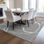 8' X 10' Gray And Ivory Abstract Washable Indoor Outdoor Area Rug - 608219242251