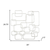 Geometric Metal Abstract Hanging Dimensional Sculpture - 880016438819
