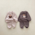 Baby Cartoon Bear Embroide Pattern Waffle Fabric Hoodies Sets - 716252331938