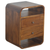 Chestnut Solid Wood Two Drawer Nightstand - 880016666595