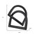 Iron Modern Abstract Tabletop Sculpture - 880024680064