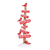 Christmas Figurine Cardinals On A Pole - 603799703512