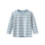 Baby  Striped Pattern Long Sleeve Soft Cotton Shirt - 716252327641