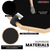 Drum Practice Pad Set 12" Adjustable Snare Drumming Stand Double Sided Silent Drummer Kit - 810144132532
